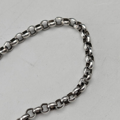 1977 British pure silver jubilee ingot pendant with pure silver necklace, total weight 42g, Ralph Weston